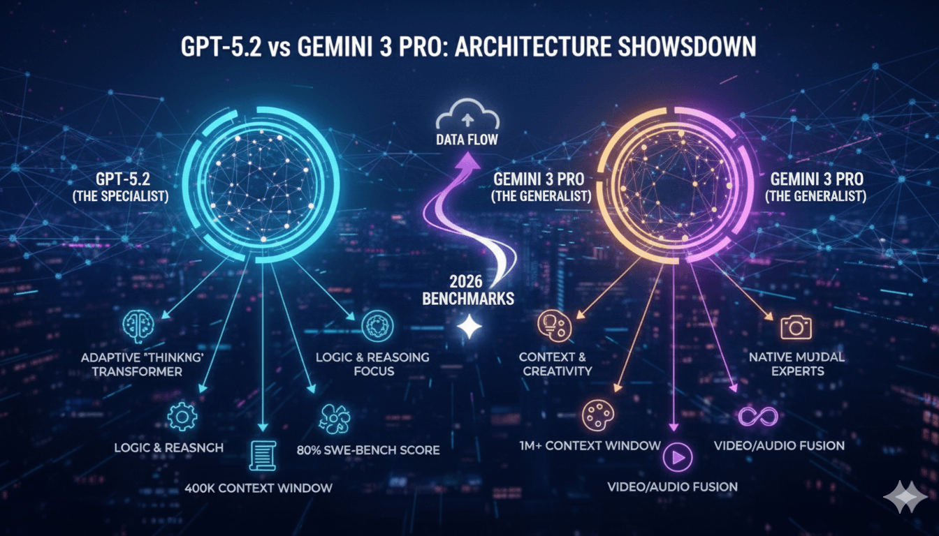 GPT 5.2 vs Gemini 3 Pro: Benchmarks, Real Tests & Clear Winner (2026)