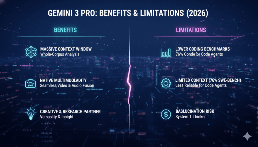 Gemini 3 Pro Benifits and Limitations