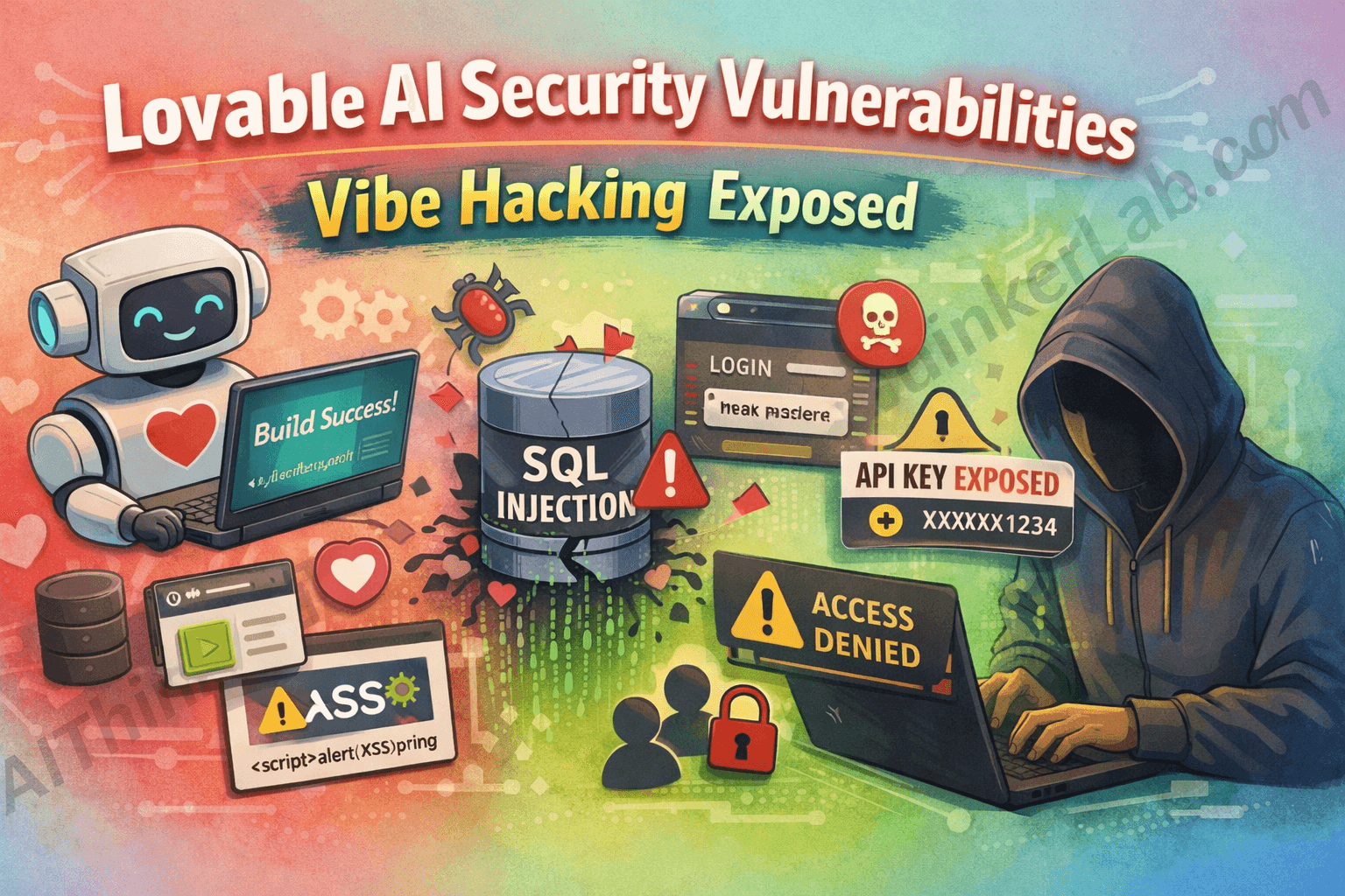 Lovable AI security vulnerabilities vibe hacking featured image