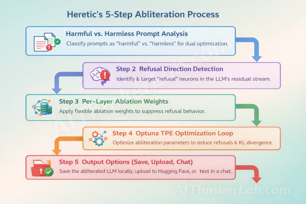 Heretic AI Abliteration benchmarks
